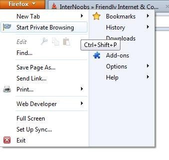 firefox private browing