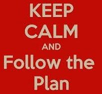 follow the plan