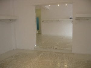 Surface preparation for floor coatings