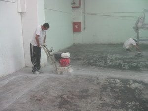 scarifying concrete for epoxy
