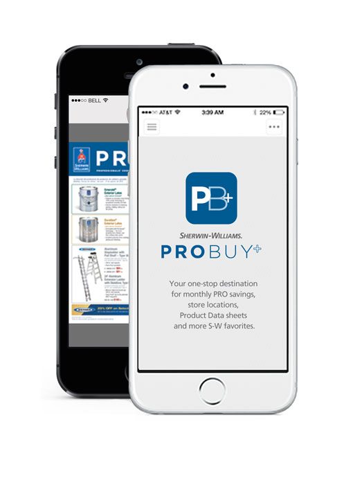 SHERWIN-WILLIAMS LAUNCHES PROBUY+ APP FOR PAINT PROS