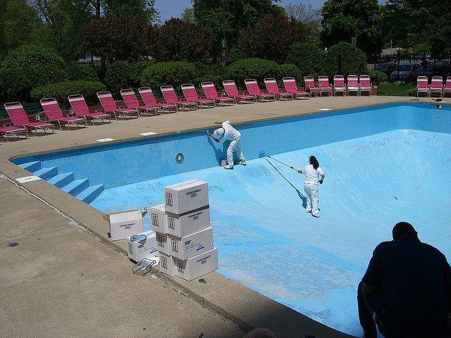 Painting a Swimming Pool