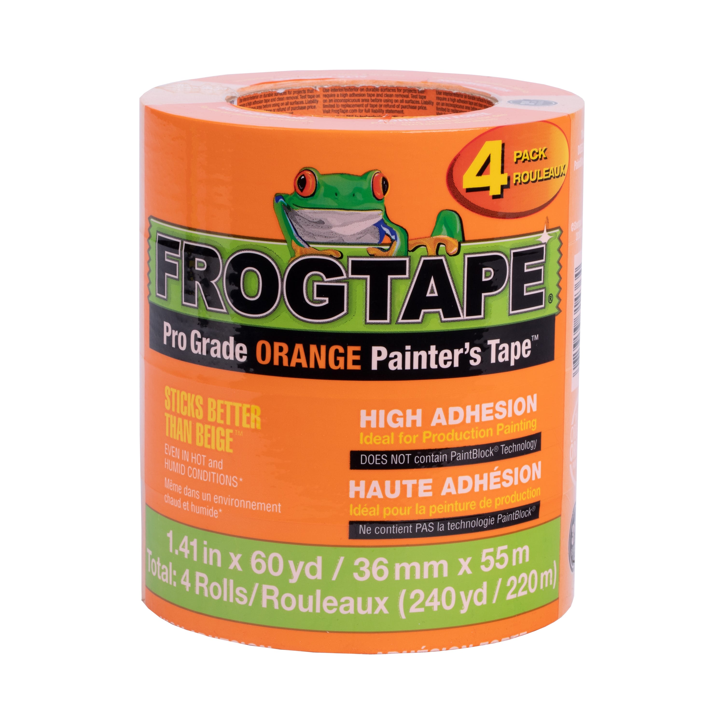 FrogTape® Brand Introduces Pro Grade Orange™ Painter’s Tape  Sticks Better Than Beige™, Even in Hot and Humid Conditions
