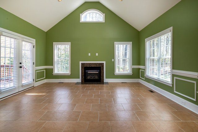 A home with green walls