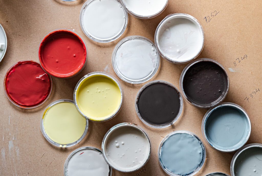 Various eco-friendly paint color options